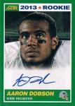 PANINI 2013 SCORE AUTOGRAPH CARD Aaron Dobson / Ź å֥쥤H͡
