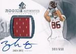 UD 2013 SP AUTHENTIC AUTOGRAPH PATCH CARD Zach Ertz650 / Ź ߥ䥱͡