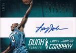 PANINI 2012-13 INTRIGUE AUTOGRAPH CARD Larry Johnson75 ŹLAJr.