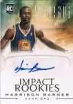 PANINI 2012-13 INTRIGUE AUTOGRAPH CARD Harison Barnes 99 Ź Ϻ.