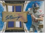 TOPPS 2013 SUPREME Patch Autograph Eli Mannning 10 ëŹ 