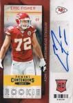 PANINI 2013 CONTENDERS AUTOGRAPH CARD Eric Fisher / Ź Mե