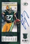 PANINI 2013 CONTENDERS AUTOGRAPH CARD Eddie Lacy / Ź Mե