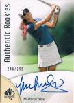 UD 2014 GOLF SP AUTHENTIC Autographed card Michelle Wie 【299枚限定】 新宿店 ミヤケン様