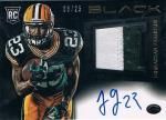 PANINI 2013 BLACK PATCH AUTOGRAPH CARD Johnathan Franklin25  / Ź Mե