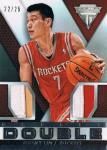 2013-14 PANINI TITANIUM DOUBLE PATCH CARD Jeremy Lin25 / Ź Ϻ