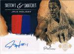 PANINI 2013-14 COURT KINGS SKETCHES & SWATCHES Jrue Holiday 25 Ź001 Ϻ
