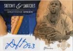 PANINI 2013-14 COURT KINGS SKETCHES & SWATCHES DRAYMOND GREEN25/Ź004 Τ꡼