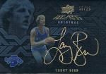 2013-14 UD BLACK Autograph Larry Bird 25 ëŹ 