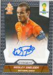 2014 PANINI PRIZM WORLD CUP Wesley Sneijder Auto Ź O