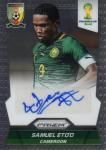 2014 PANINI PRIZM WORLD CUP Samuel Eto'o Auto Ź TAKE