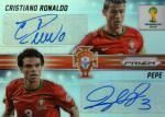 2014 PANINI PRIZM WORLD CUP C.RONALDO&PEPE AUTO (10PRIZM)Ź018 