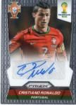 2014 PANINI PRIZM WORLD CUP Christiano Ronaldo AUTO Ź HBaggio