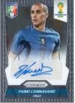 2014 PANINI PRIZM WORLD CUP Fabio Cannavaro  AUTO Ź HBaggio