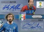 2014 PANINI PRIZM WORLD CUP AUTO A.PIERO&G.BUFFON 10 ΩŹ