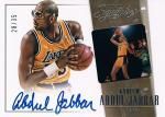 2013-14 PANINI SIGNATURES Film Auto Abdul Jabbar 35 Ź009 Ϻ