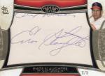 TOPPS 14 TIER ONE ASIA EDITION Cut AUtograph Card E.Slaughter 1of1 Ź ʡ
