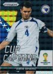 2014 PANINI PRIZM WORLD CUP Black Prizm Emir Spahic 1of1 Ź052 