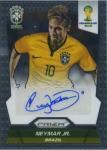 2014 PANINI PRIZM WORLD CUP Autograph Card Neymar Ź twostep