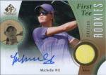 2014 SP GAME USED Michelle WIE AUTO&Shirt 199 Ź Y