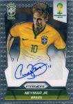 2014 PANINI PRIZM WORLD CUP Autograph Card Neymar ëŹ 