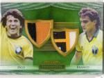 FUTERA 14 UNIQUE Dual Patch Card Zico & Branco 7 Ź SANO