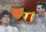 FUTERA 14 UNIQUE Jersey&Patch Card D.Maradona & L.Messi 27 Ź SANO