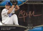 TOPPS 2014 TIER ONE Autograph Card C.Kershaw 25 Ź 