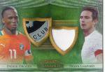 FUTERA 14 UNIQUE Jersey&Patch Card D.Drogba & F.Lampard 55 Ź ⥹