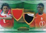 2014 FUTERA UNIQUE  Jersey&Patch Card I. Zamorano & C. Seedorf 55 Ź 024 sonicyes