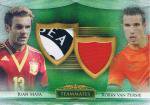 2014 FUTERA UNIQUE Dual Jersey Card  Juan Mata&Robin Van Persie 55 ëŹ Хʥѥ󥱡