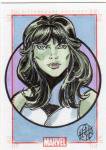 RITTENHOUSE 14 MARVEL 75TH Sketch Card She-Hulk Ź å֥쥤H