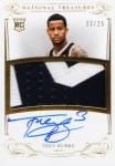 2013-14 NATIONAL TREASURES TREY BURKE AUTO&PATCH 25 Ź 褷