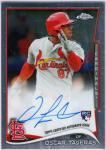 2014 TOPPS CHROME BASEBALL OSCAR  TAVERAS ROKKIE AUTO  Ź 褷