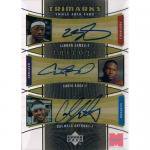 06-07 Upper Deck Trilogy TriMarks #TM-JBA Lebron James/Chris Bosh/Carmelo Anthony ltd.10