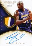 2013-14 PANINI IMMACULATE SHAQUILLE O'NEAL  AUTO PATCH 75 Ź 褷