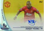 2013 TOPPS PREMIER GOLD Auto (Gold) Ashley Young 50 Ź O