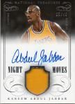13-14 National Treasures Jersey Auto Kareem Abdul 49 Ź դ