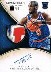 PANINI 2013-14 IMMACULATE Patch Autograph Card Tim Hardaway Jr.99 / Ź018 