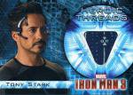 2013 UPPERDECK IRONMAN3 Heroic Threads Single Tony Stark ëŹ Хʥʥѥ󥱡