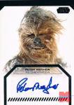 TOPPS STAR WARS GALACTIC FILES Autograph Chewbacca