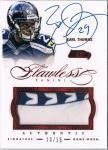 2014 PANINI FLAWLESS FOOTBALL Patches Autographs Ruby Earl Thomas 15  ëŹ 