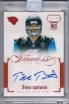 2014 PANINI FLAWLESS FOOTBALL Rookie Autographs Blake Bortles 15 ëŹ 