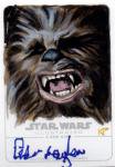 TOPPS STAR WARS ILLUSTRATED Illustrated Sketchagraph Card  【1of1】 / 池袋店 オッズブレイカーH様