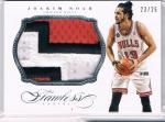 2013-14 PANINI FLAWLESS Patch Card Joakim Noah 25 ëŹ 