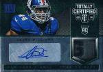 2014 PANINI TOTALLY CERTIFIED Rookie Autograph Jersey Andre Williams ëŹ  