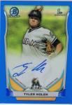 2014 Bowman Draft Tyler Kolex  Blue RefractorAutographŹ K24