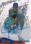 2014 TOPPS HIGH TEK BASEBALL Disco Diffractor Autograph Card Clayton Kershaw 50 ëŹ 