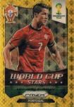 2014 PANINI PRIZM WORLD CUP Power Gold Cristiano Ronaldo 5 ëŹ Sir Cry 