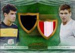 2014 FUTERA UNIQUE Coutinho&Gerrard Jersey&Patch Card 55 Ź Sir Cry